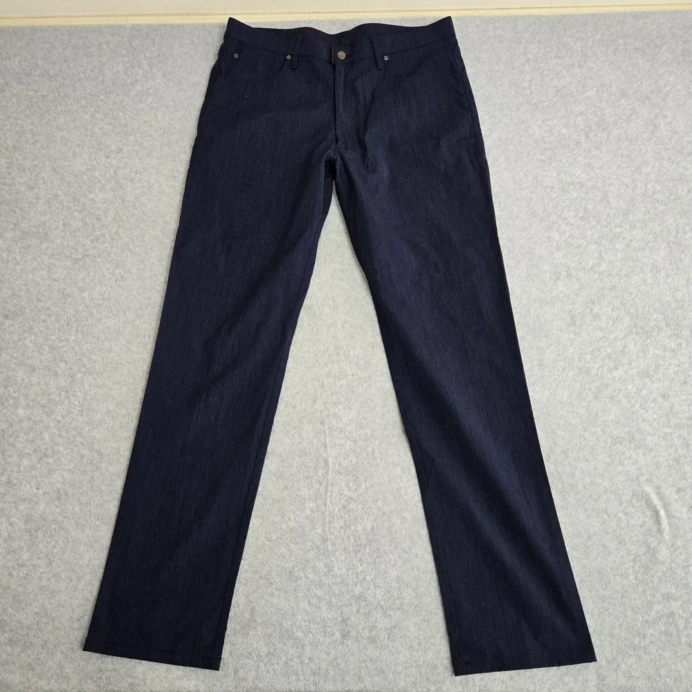 Boundary Supply Chase Pant Men's 36‎ X 34 Blue Slim Fit Casual Pants Chino  EUC